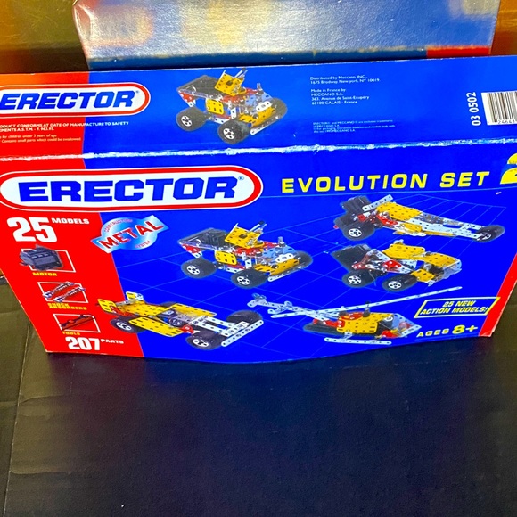 ERECTOR EVOLUTION SET 2 VTG 1995 CONSTRUCTION METAL SYSTEM IN ORIGINAL BOX - Picture 14 of 16